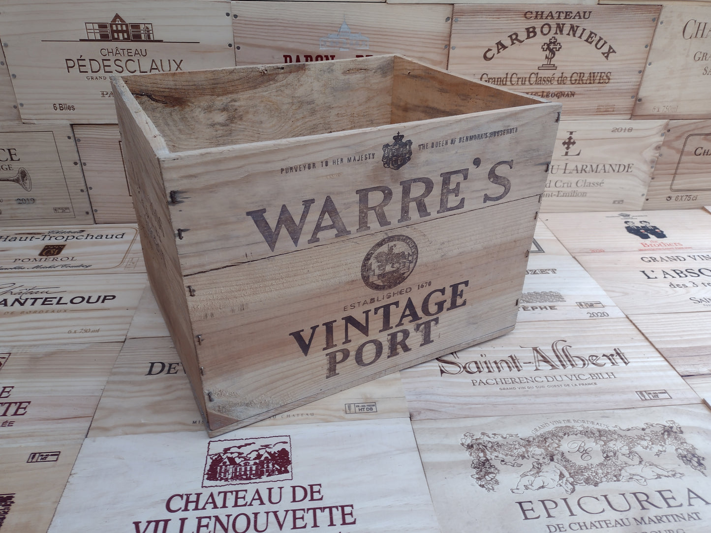 Vintage Port 12 bottle boxes
