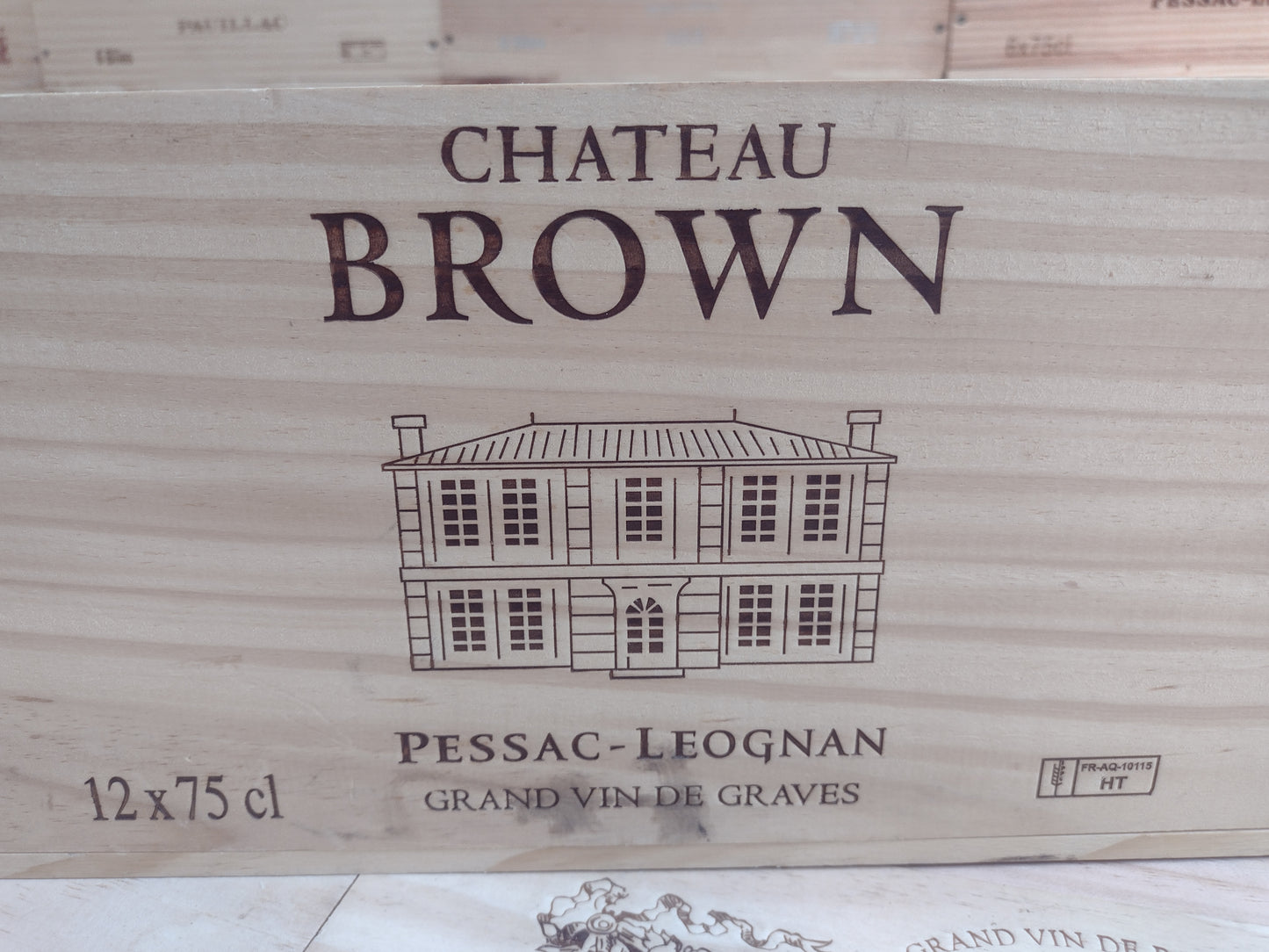Chateau Brown 12 Bottle Boxes