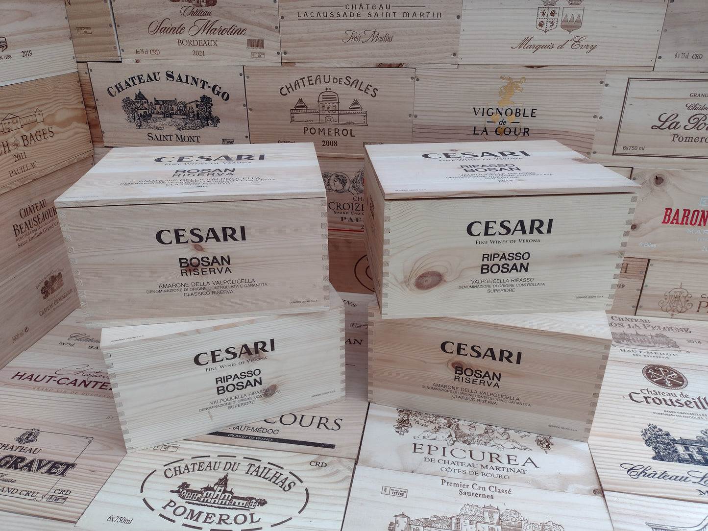 Cesari, Italy 6 Bottle Boxes