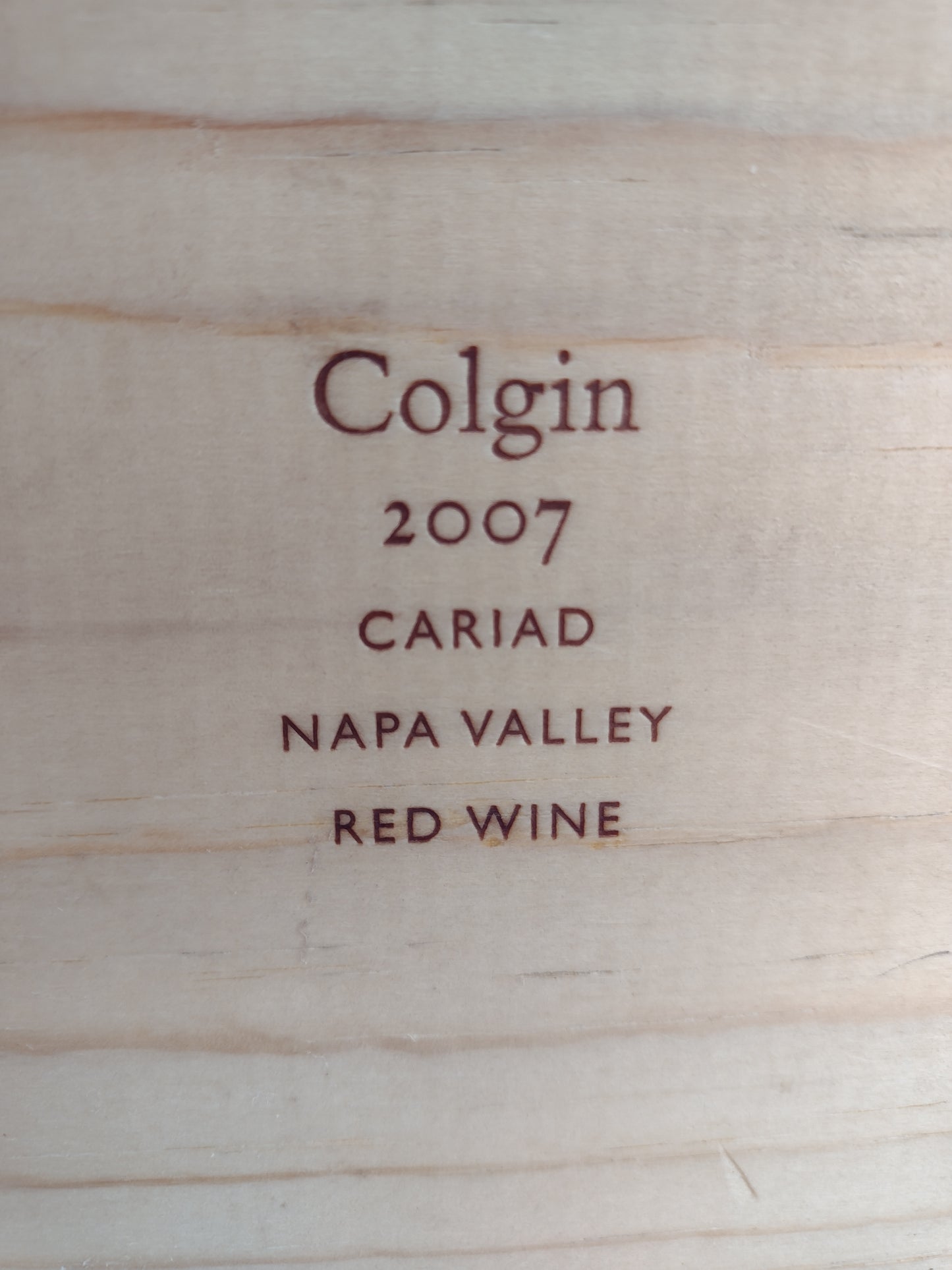 Colgin Estate 6 Bottle Box