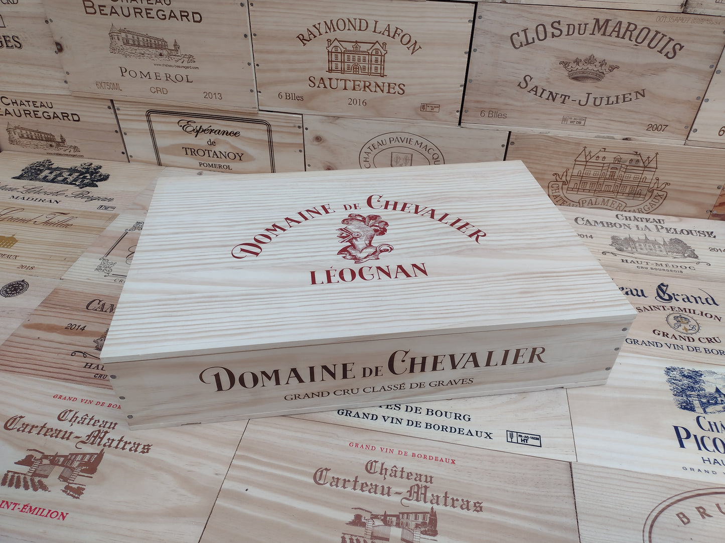 Domaine De Chevalier, Lidded 6 bottle box