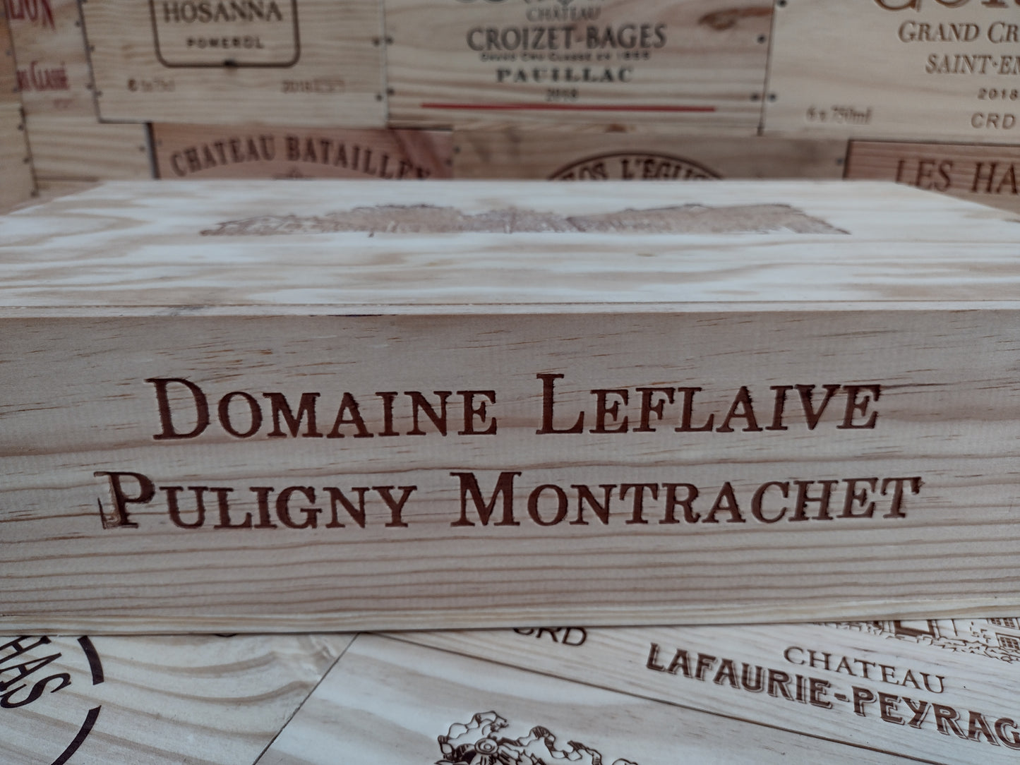 Domaine Laflaive Lidded 6 bottle box