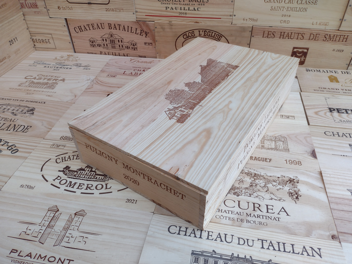 Domaine Laflaive Lidded 6 bottle box