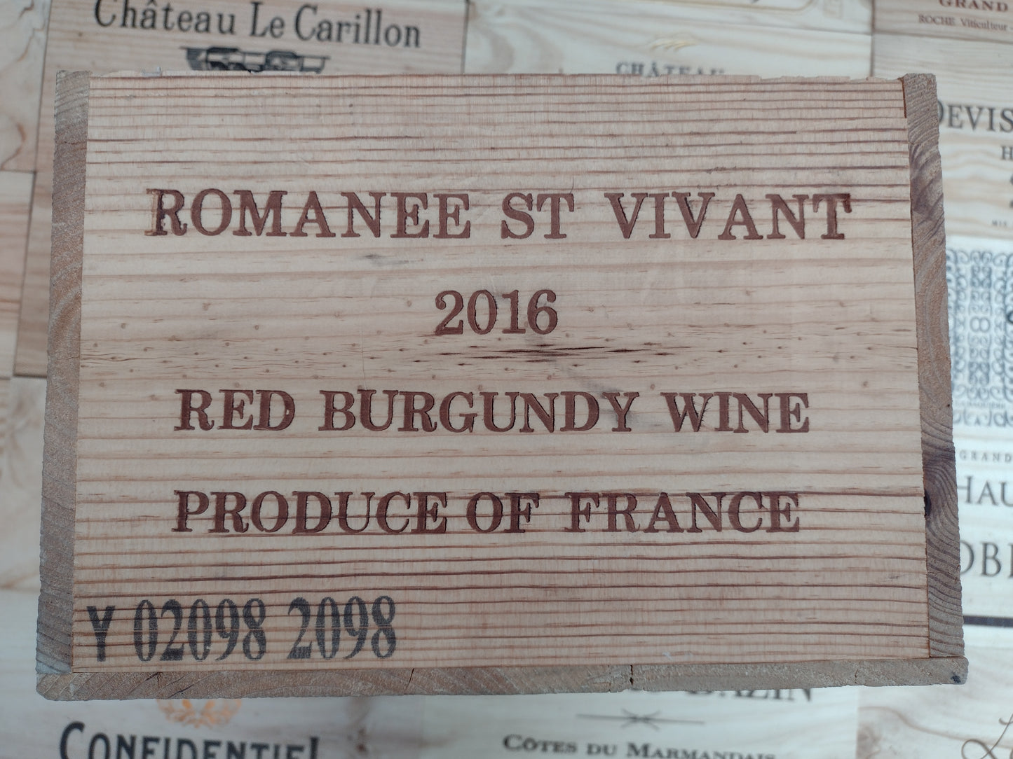 Romanee Conti - Romanee St Vivant 2016