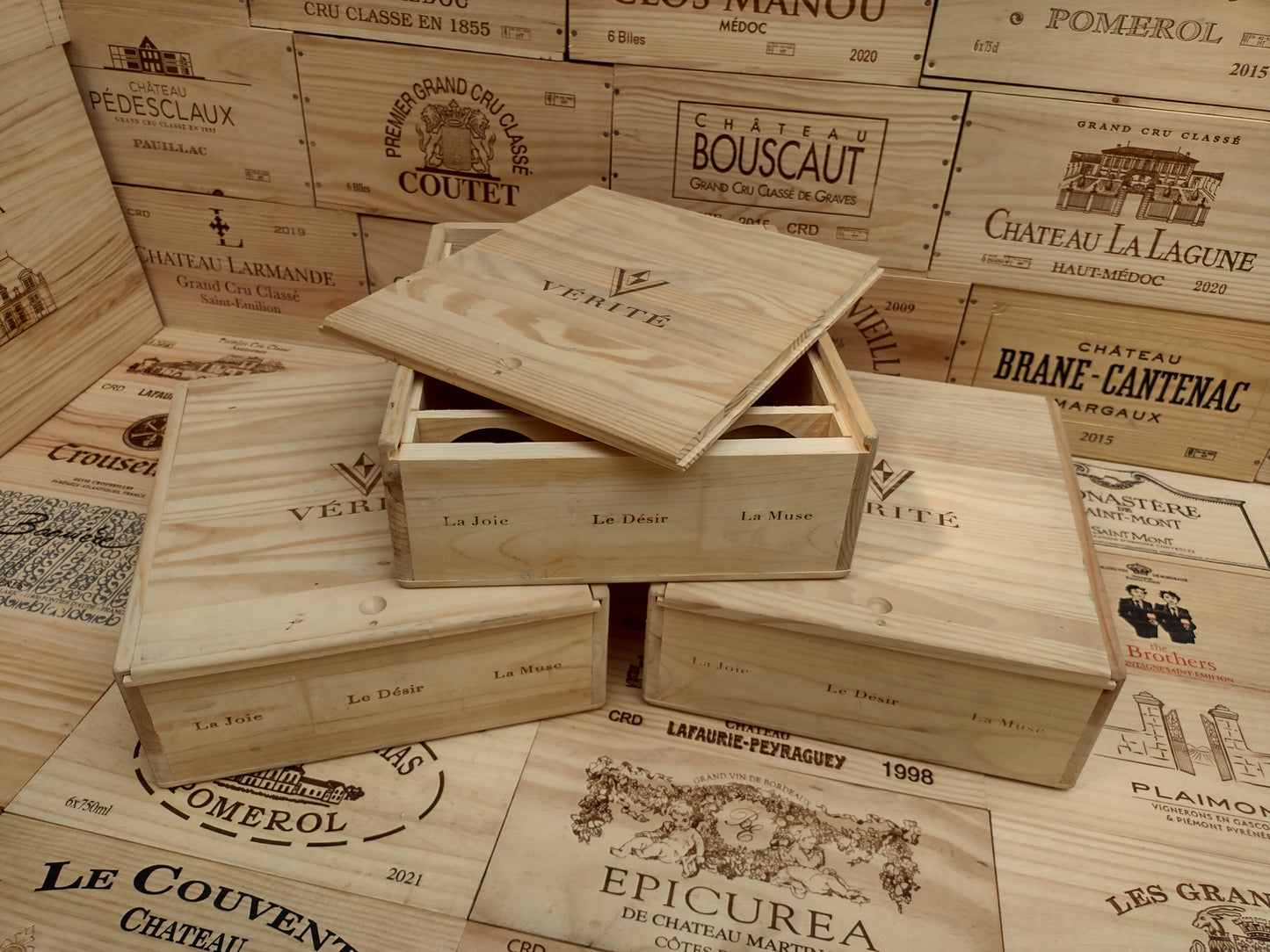 Vérité Winery 3 Bottle Box