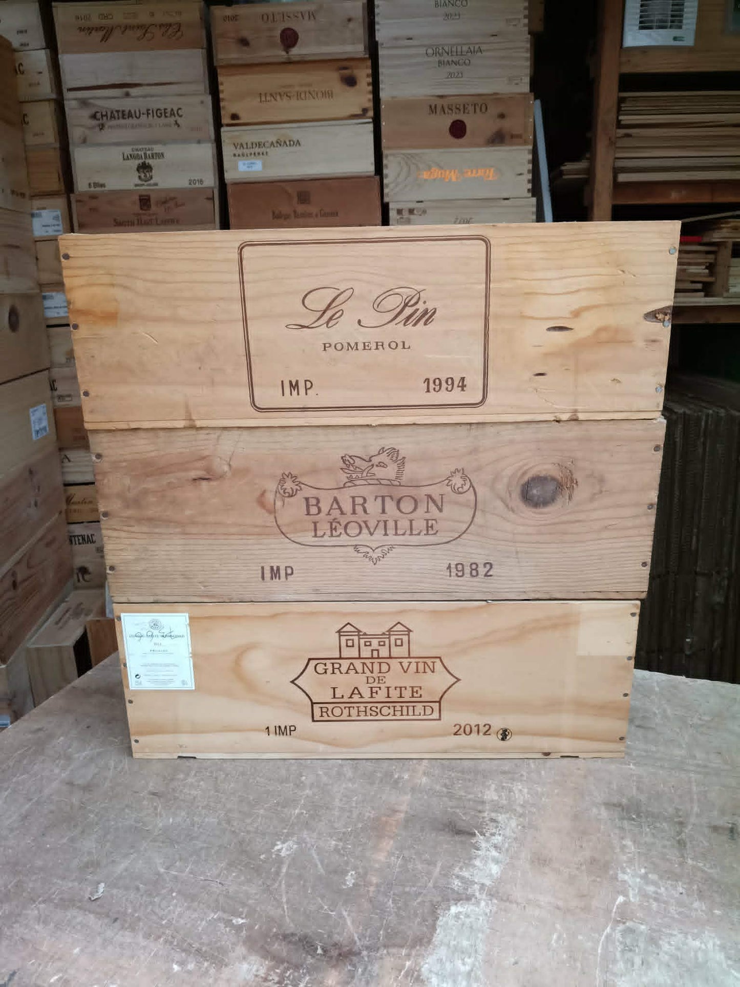 8 x Wine boxes RESERVED FOR JUNE