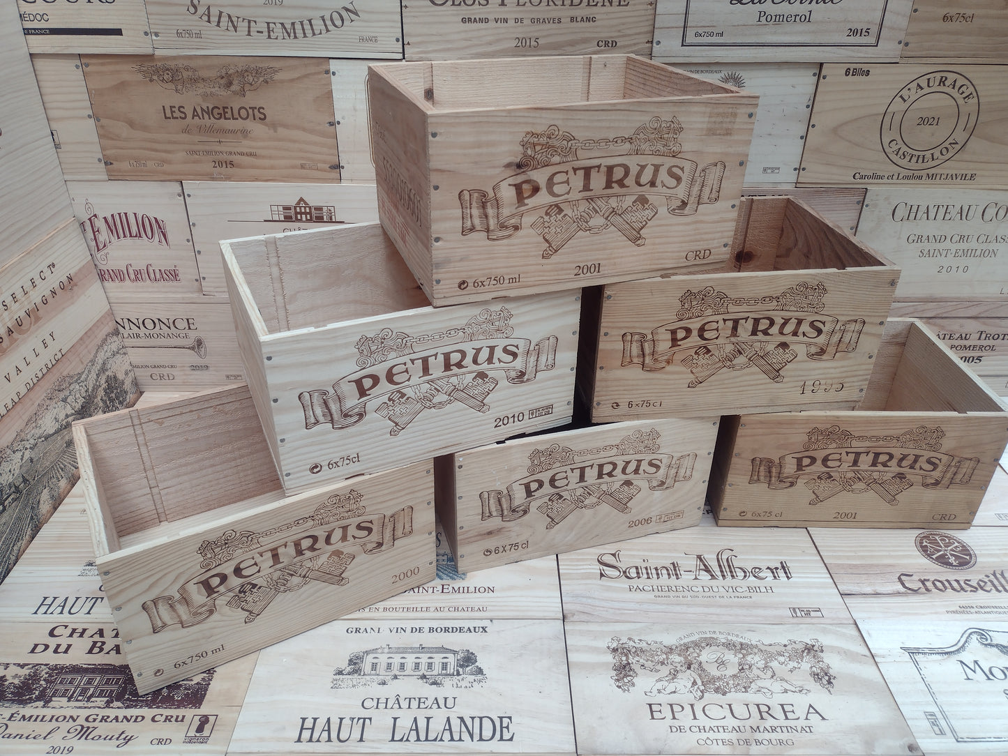 Petrus 6 Bottle Box - 1995