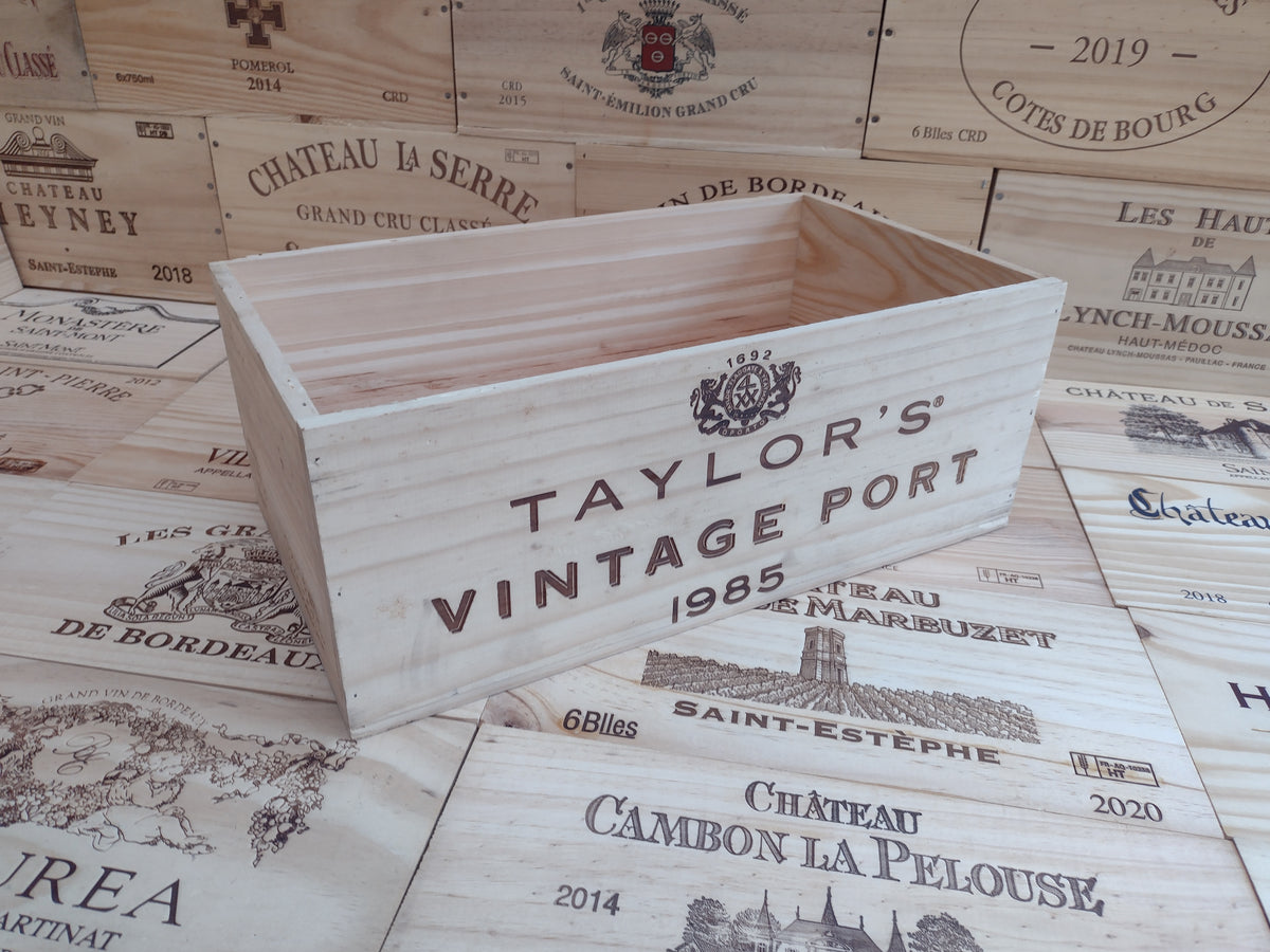 Taylors Vintage Port 6 bottle boxes