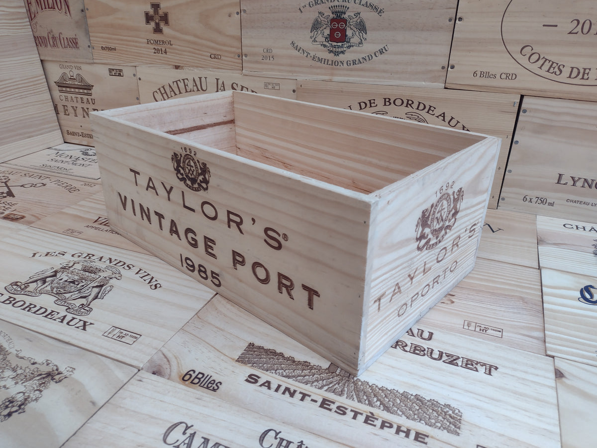 Taylors Vintage Port 6 bottle boxes