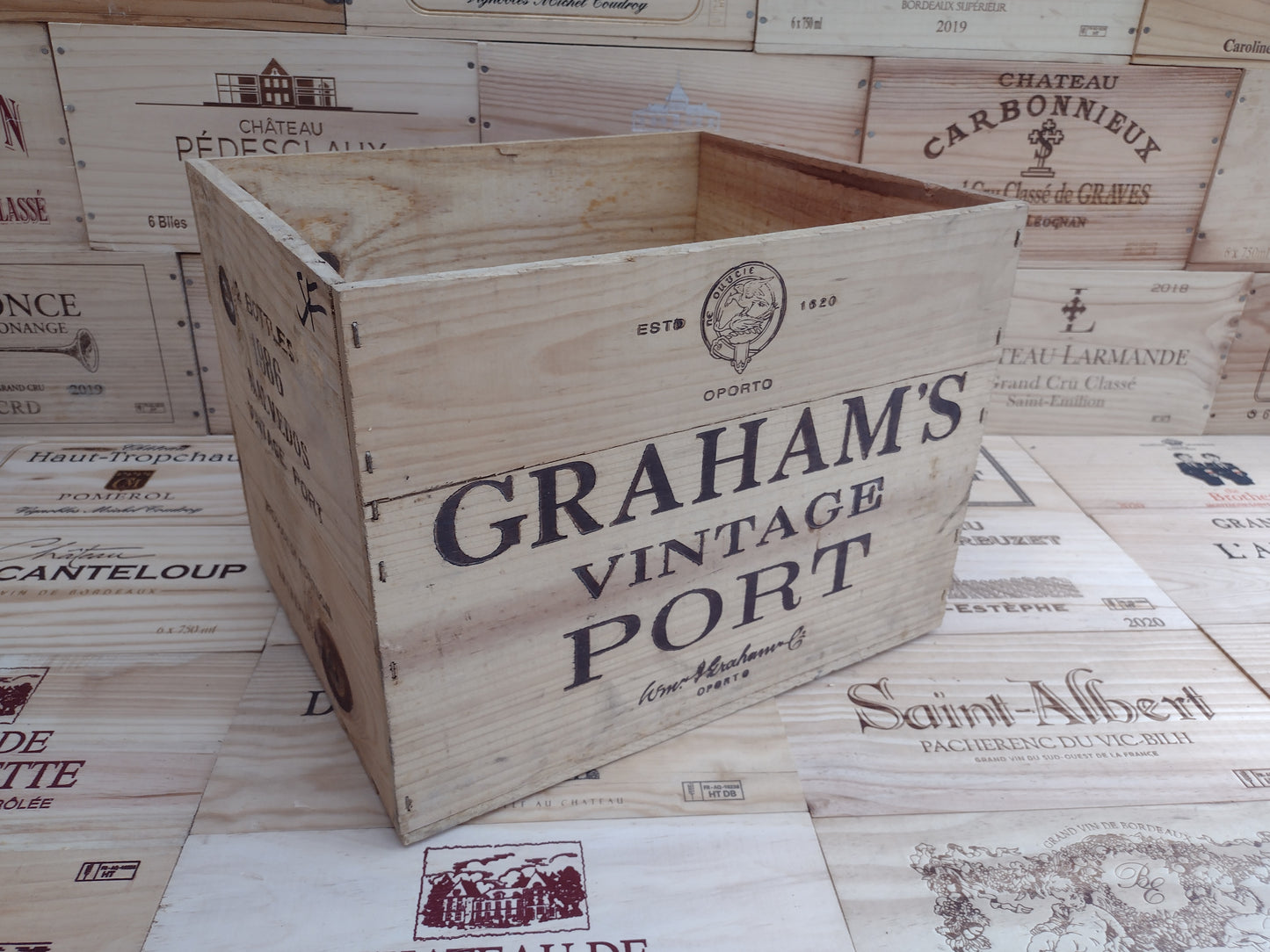 Vintage Port 12 bottle boxes