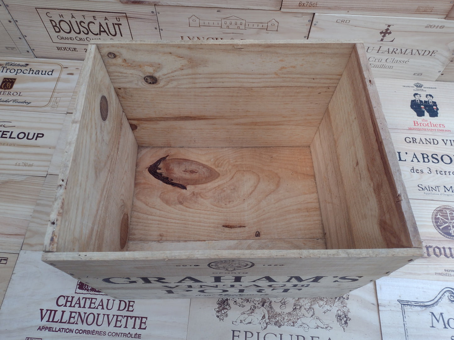 Vintage Port 12 bottle boxes