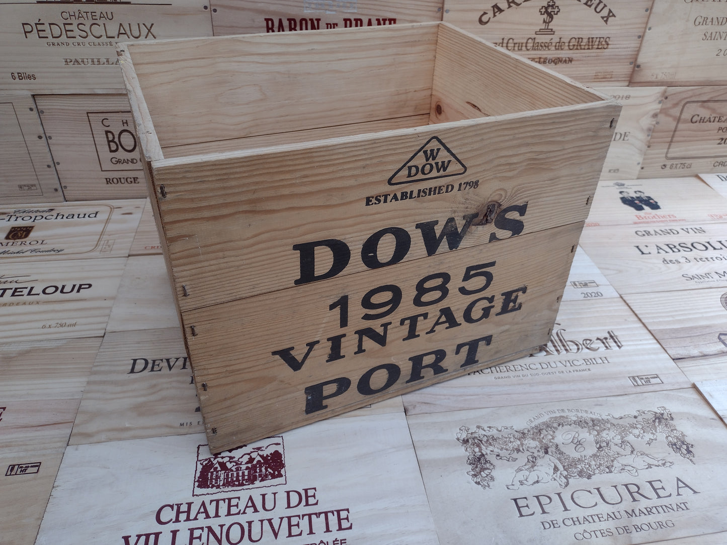 Vintage Port 12 bottle boxes