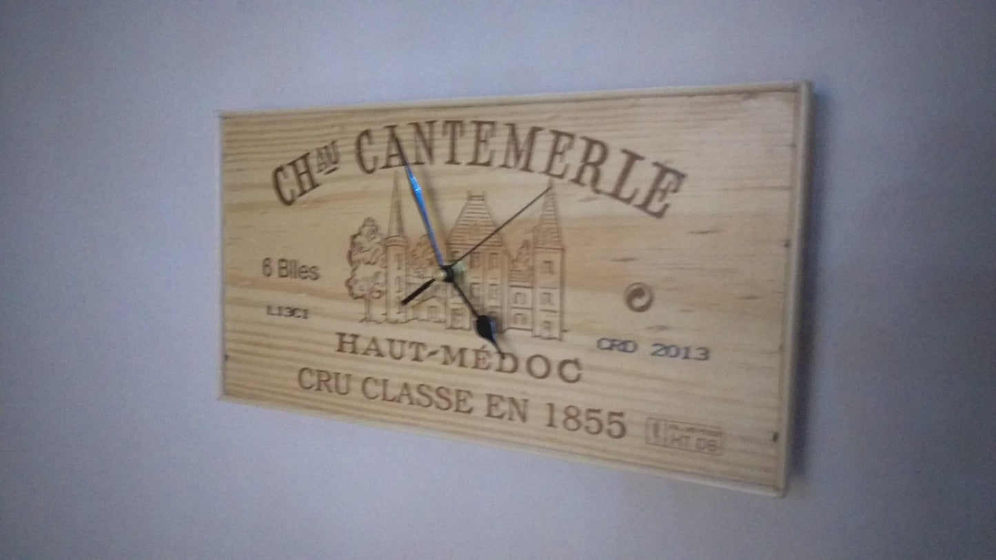 Wine Box Clock