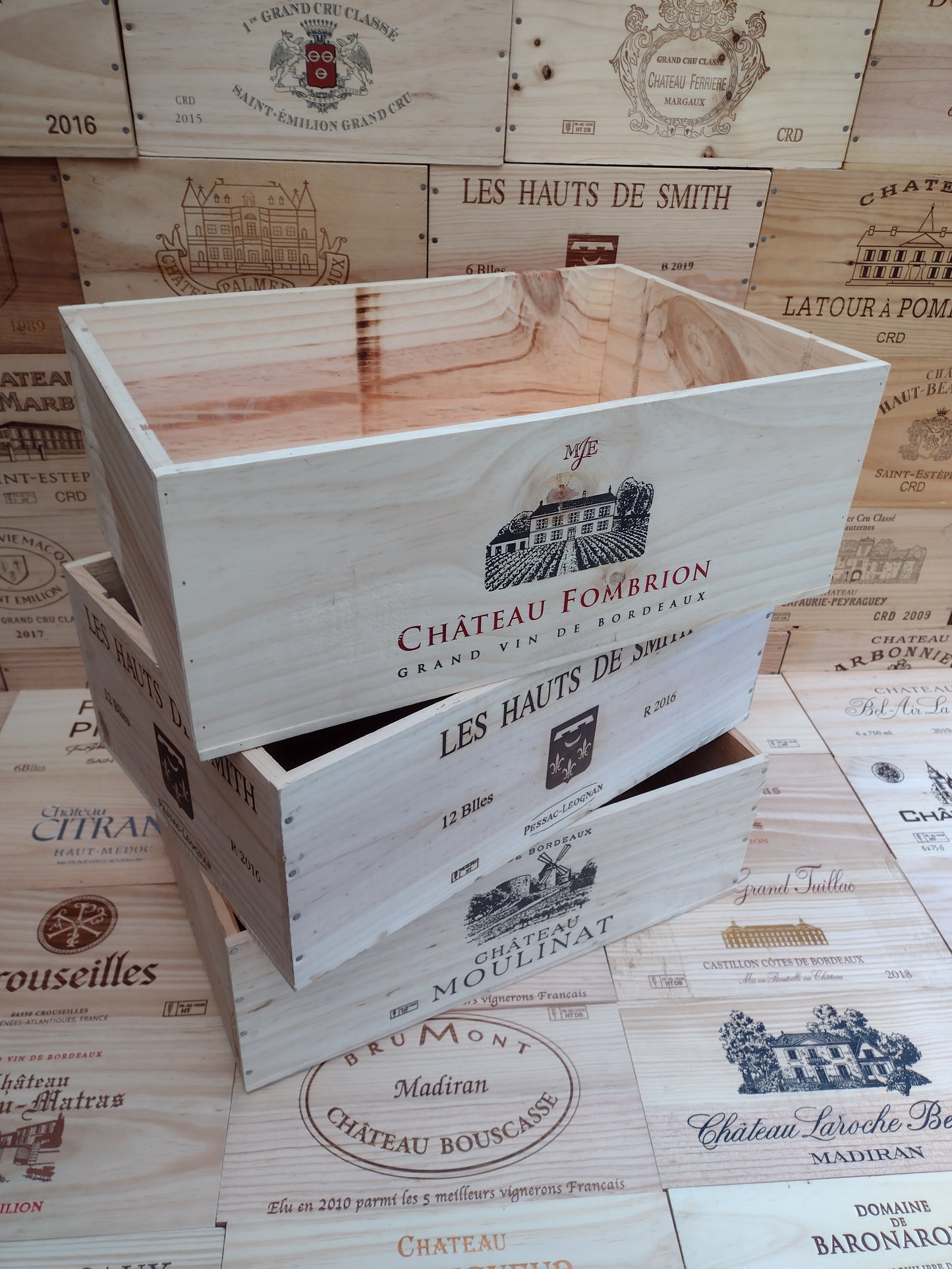 12 Bottle Boxes - Branded long edge